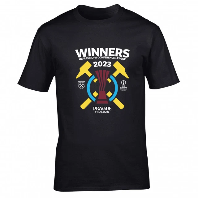 WEST HAM UNITED 2023 UEFA Europa Conference League Winners TShirt £19.