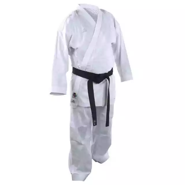 Adidas Kumite Fighter Karate Gi Uniform White Stripes