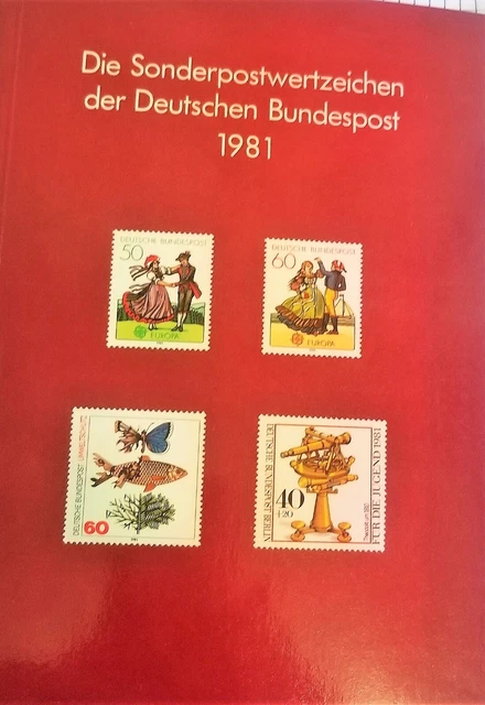 BRD Briefmarken Jahrbücher  1981 -2000 Postfrisch