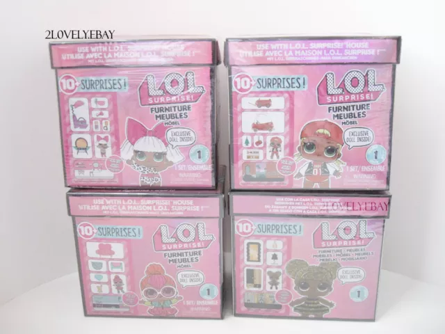 NEW LOL Surprise QUEEN BEE Boutique Doll House Furniture Set Series 1 RARE