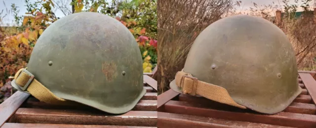 Original Steel Helmet SSH 40 WWII USSR Ukraine Military Soviet Army RKKA WW2 3