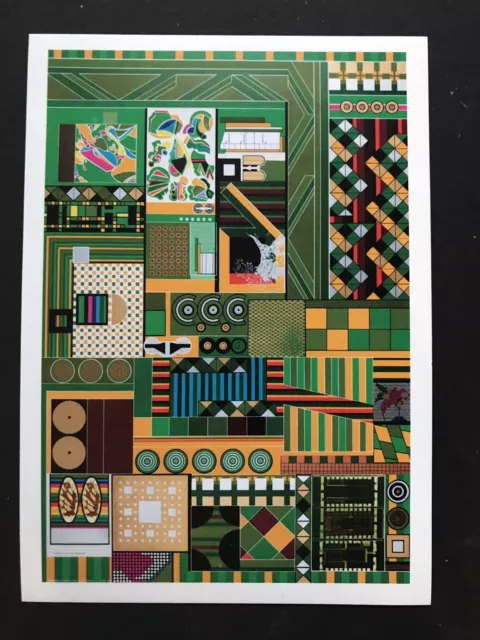 EDUARDO PAOLOZZI,  gallery art card, Tate Modern gallery, 2015.