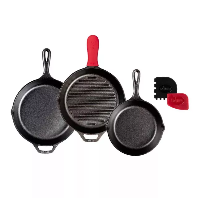 Lodge Seasoned Cast Iron 6pc Starter Set 4.7 out of 5 stars with 77 reviews 77