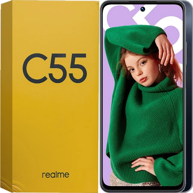 REALME C55 4G/LTE Rainy Night 128GB + 6GB Dual-SIM Unlocked Global ...