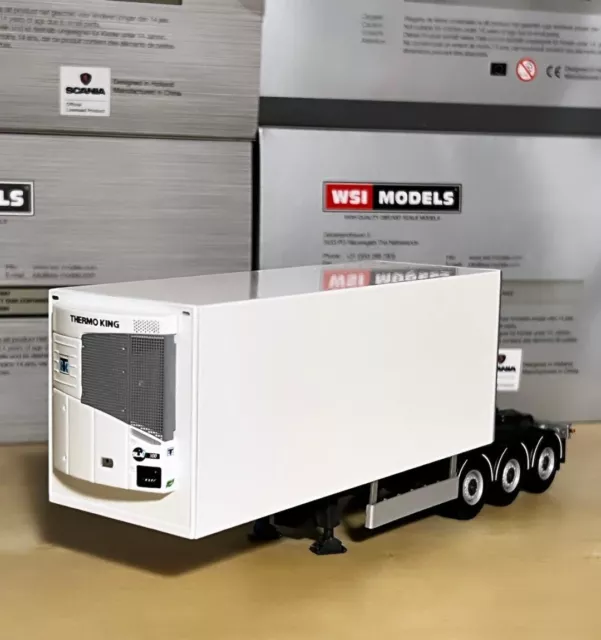 Reefer semitrailer for LZV(dolly) 3 axle,WSI truck models