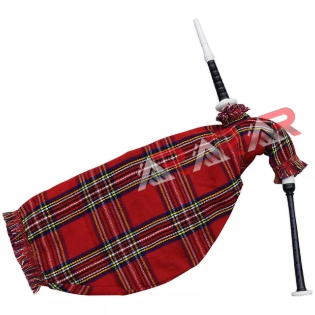 Scottish Goose Bagpipe Sheesham wood Black color Imitation Ivory Mounts