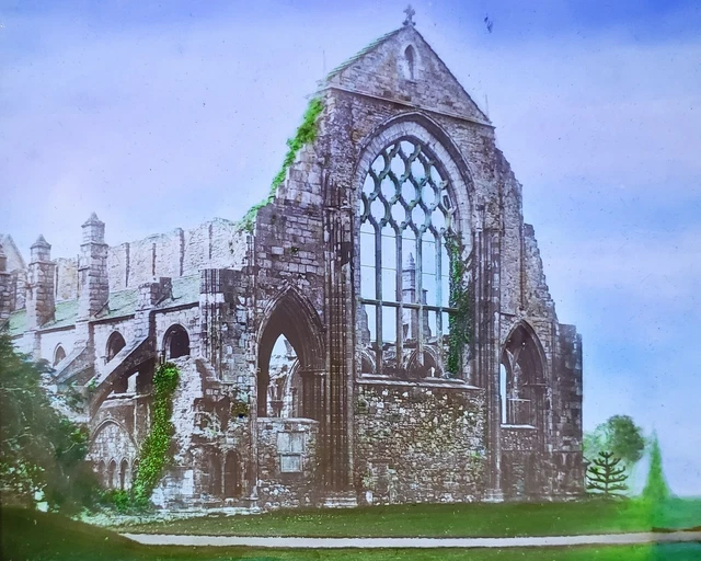 Holyrood Chapel, Scotland, c1900 Magic Lantern Glass Slide