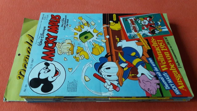 Micky Maus Hefte des Jahrgang 1987 mit Beilagen, sehr guter Zustand, zur Auswahl
