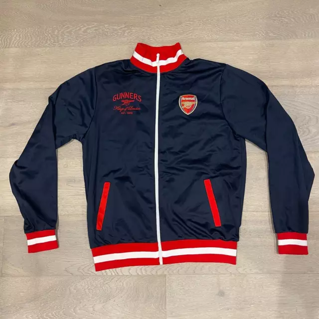 Arsenal FC Herrenjacke L Brust Trainingsjacke - Marineblau - Neu