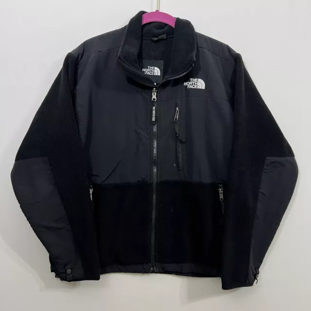 The North Face Denali Polartec Full Zip Black Fleece Jacket Womens Small