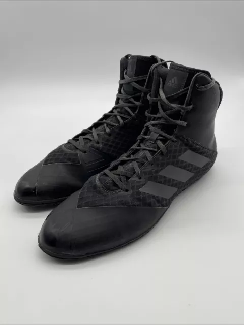 ADIDAS MENS MAT Wizard 4 Carbon Black Wrestling Shoes Size 10