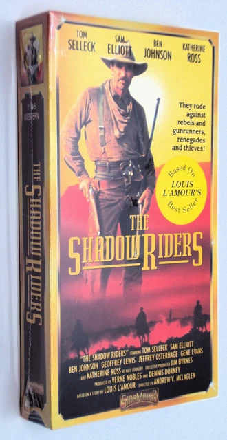 Shadow Riders Western THE SHADOW RIDERS New VHS Louis L'Amour's western Tom Selleck Sam ...