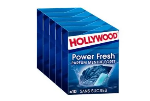 Hollywood style blancheur - Chewing gum sans sucre