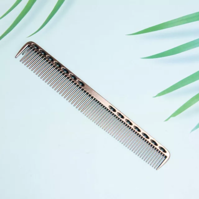 Comb Hair Aluminum Hairdressing Dying Brush Salon Accessory Fashion Black Gold