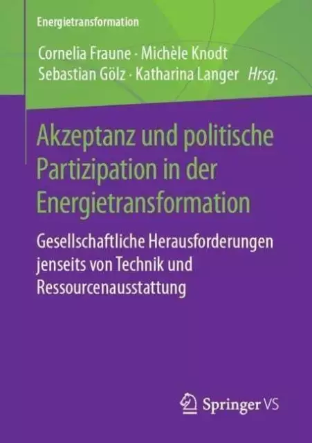 Akzeptanz und politische Partizipation in der Energietransformation Buch