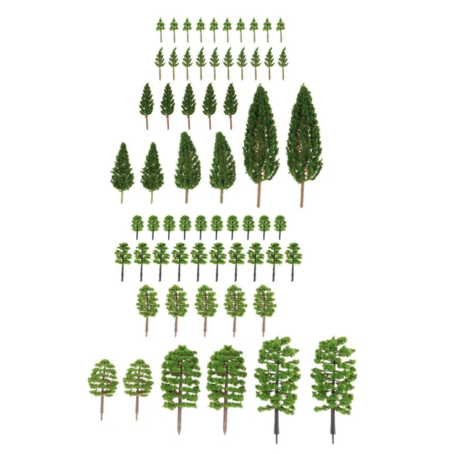 MINIATURE TREE DIORAMA Tree Model Trees for Diorama Layout DIY Scenery