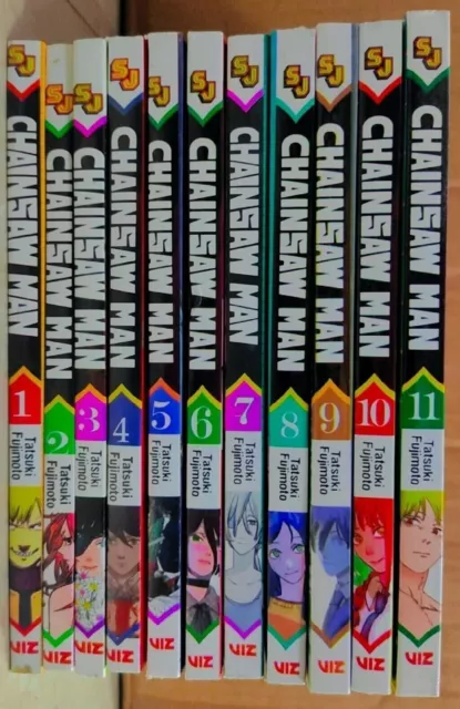 Chainsaw Man Manga Set 1-5 by Tatsuki Fujimoto