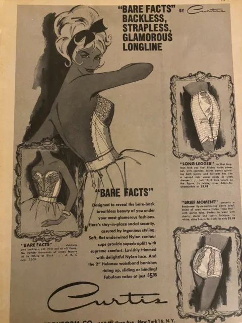 Curtis Eddyform, Girdles, Full Page Vintage Print Ad