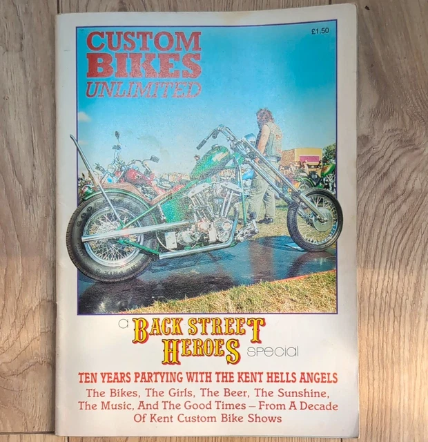 CUSTOM BIKES UNLIMITED Motorcycle Magazine Back Street Heroes Special ...