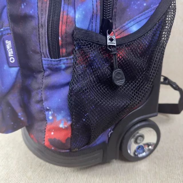 J World New York Sunrise Rolling Backpack 18 Inch, Galaxy GR8 Condition 3