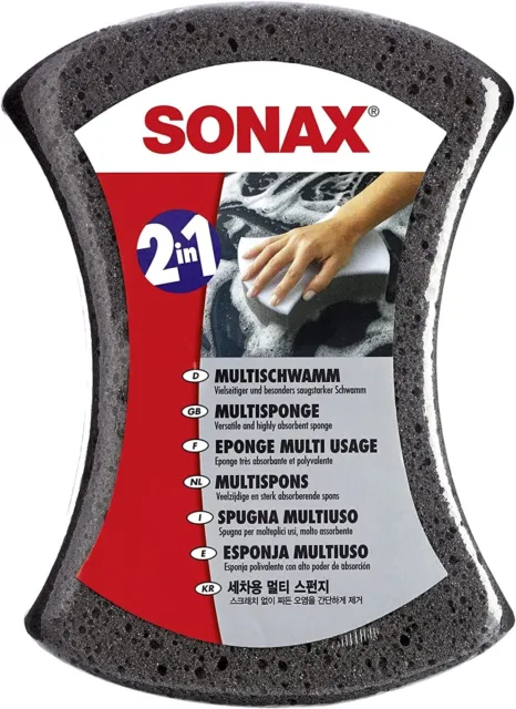 SONAX Textile and Leather Brush for car interior cleaning and car polishing