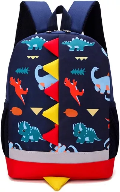 3D Dinosaur Small Preschool Backpack for Toddler Girls Boys Bookbag Daycare Snac