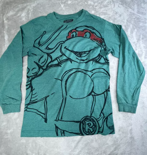 OLD NAVY Youth XL Teenage Mutant Ninja Turtles Green Long Sleeve