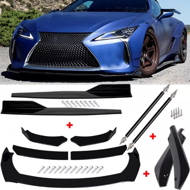 For Lexus SC300 SC400 Front Bumper Lip Chin Spoiler Body Kit Splitter Side Skirt