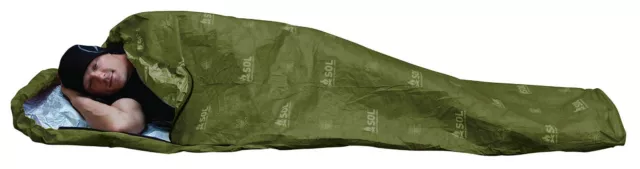 AMK SOL Escape Heat Reflective Water Resist Durable Lightweight Bivvy - OD GREEN