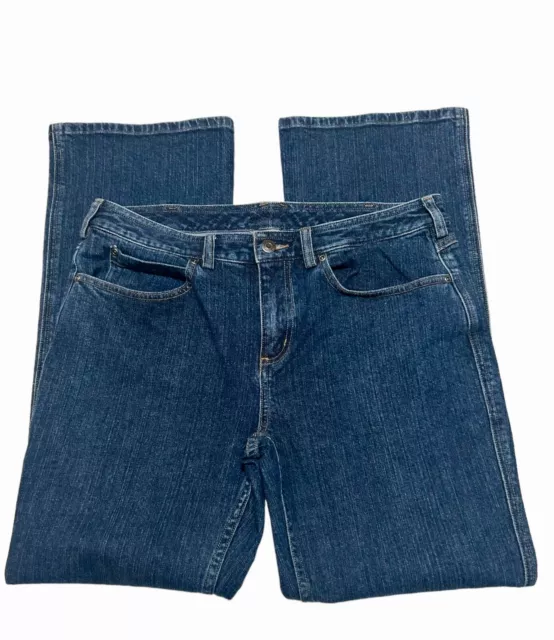 Duluth Trading Co Med. Wash Bootcut Jeans  Women's Tag-Size 12/31 Actual-33X30