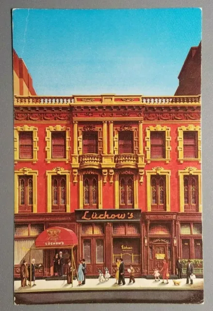 Luchow's Famous Restaurant - New York City, Postcard