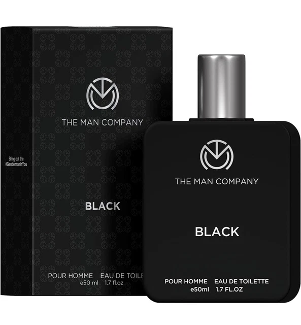 The Man Company Perfume EDT Negro para Hombre - 50 ml ATRACTIVO DE LARGA DURACIÓN