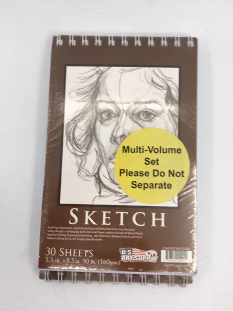 Black Tree Hardbound Sketchbook by Artist's Loft - Acid Free and Smudge  Resistant Paper, Sketch Pad for Drawing, Sketching, Writing - Bulk 8 Pack
