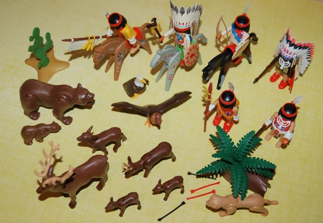 Playmobil Vintage Safari 3413 - Tente Base Camp Avec Personnages Et Animaux - 1980