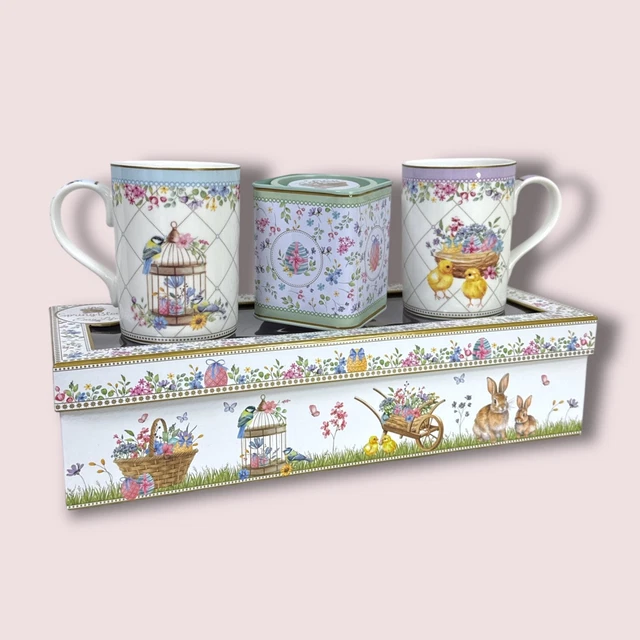 READY FOR CHRISTMAS Coffret 2 tasses à café 5 cl en porcelaine