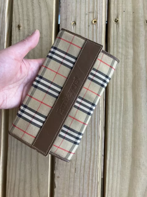 Burberrys/Burberry nova check large wallet