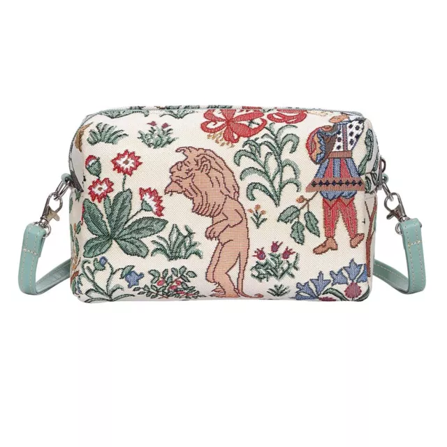 Signare Tapestry Small Crossbody Bag for Women Pouch Bag Alice In Wonderland