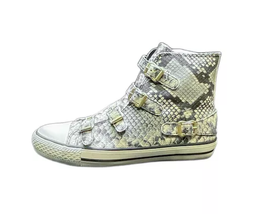 Ash Virgin Roccia Snake Print Leather Sneaker (350287) Women's Size EU 35-38