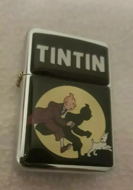 BRIQUET À ESSENCE Tintin objectif lune Edition limitée EUR 19,90 BRIQUET À ESSENCE Tintin objectif lune Edition limitée EUR 19,90