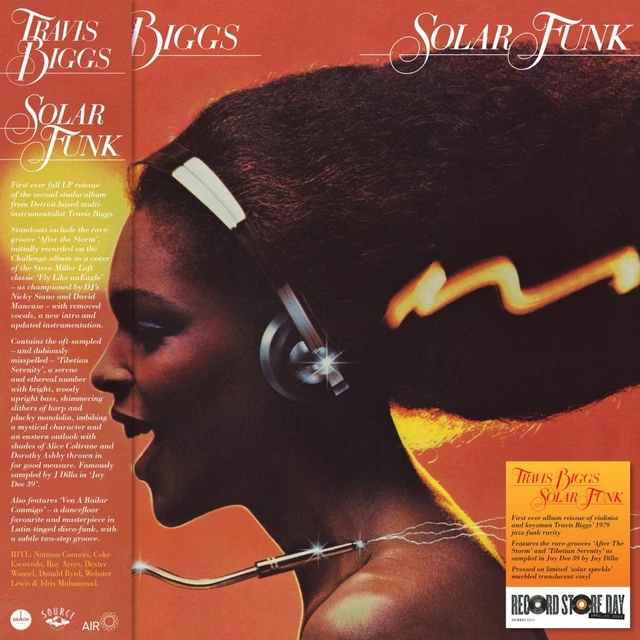 TRAVIS BIGGS Solar Funk Rsd 2024 Rsd2024 New Vinyl Record lp
