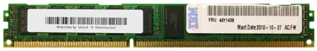 Mémoire IBM 49Y1438 2 Go (1 x 2 Go) DDR3 SDRAM DIMM 240 broches