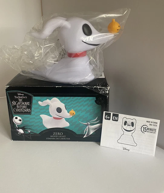 DISNEY NIGHTMARE BEFORE Christmas Zero Dog Mood Light LED Desk Lamp New