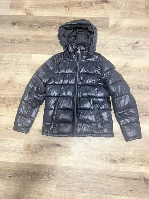 GUESS Men's Detachable  Hooded Puffer Coat Winter Jacket Large