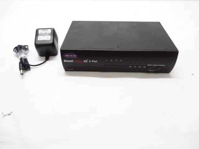 Belkin  OmniView SE (F1D104) 4-Ports External KVM Switch PS/2 Stackable