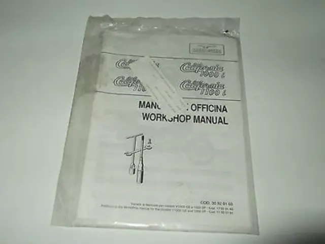 MANUALE OFFICINA VARIANTI MOTO GUZZI CALIFORNIA 1000-1100/1000 i-1100 i