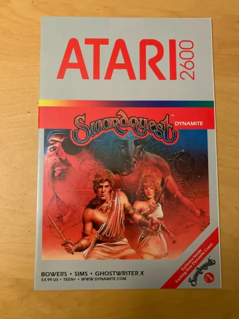 Atari 2600 #1, Nm 9.4, Swordquest, Dynamite, 1St Print