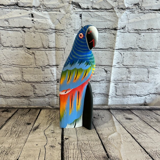 2 Stück Lebensechte Papageien-Deko - Kunstvögel Aus Schaumstoff Für Garten & Wohnung