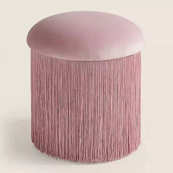 SIOBHAN MURPHY Sgabello Pouffè Rosa Nappette, Spogliatoio Natale Prezzo di acquisto £95