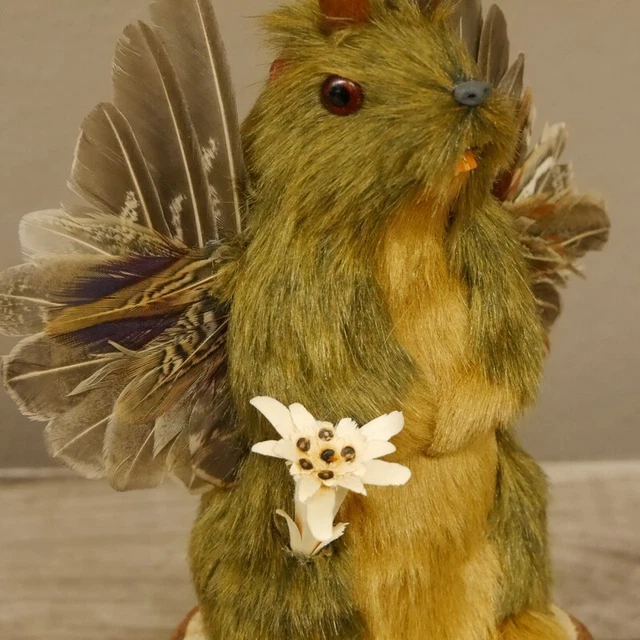 Wolpertinger Mini Maclean Preparado Con Edelweiß, Ala Y Cornamenta #86.15.3 2