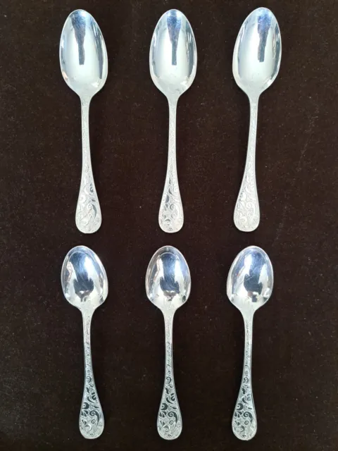 Christofle Jardin d'Eden Silver Plated Spoons.